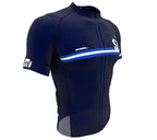 El Salvador Blue CODE Short Sleeve Cycling PRO Jersey for Men and Women