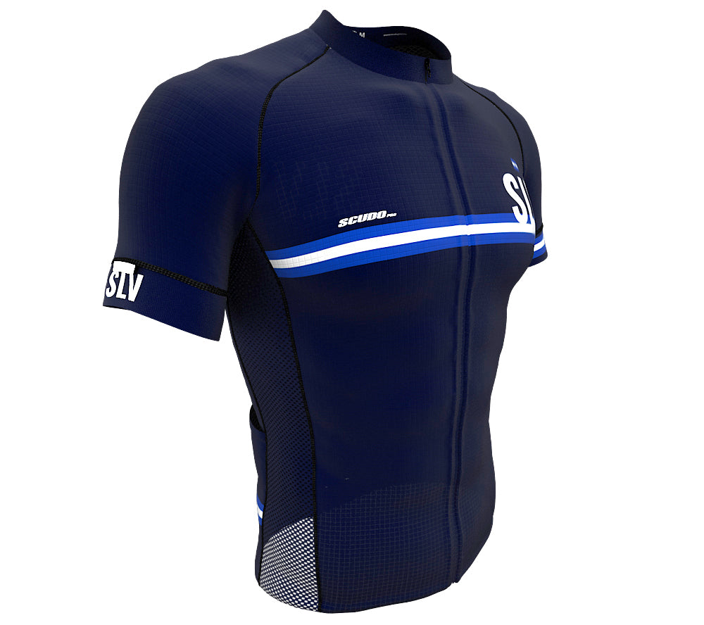 El Salvador Blue CODE Short Sleeve Cycling PRO Jersey for Men and Women