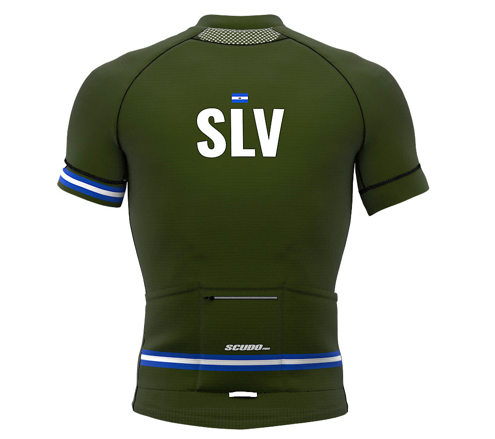 El Salvador Green CODE Short Sleeve Cycling PRO Jersey for Men and Women