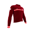 ScudoPro Pro Thermal Long Sleeve Cycling Jersey Country CODE England Vine | Men and Women
