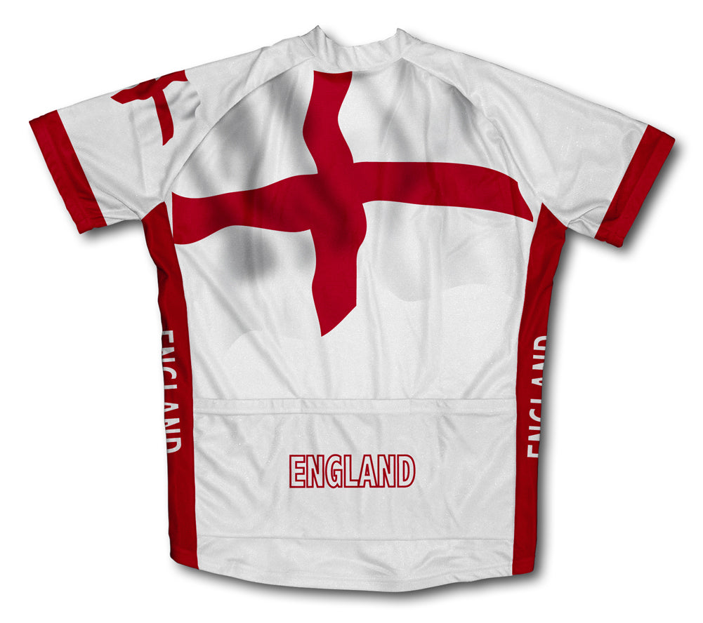 England Flag Cycling Jersey for Men and Women