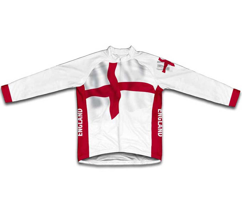 England Flag Cycling Jersey for Men and Women