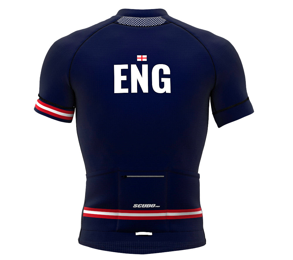 England Blue CODE Short Sleeve Cycling PRO Jersey for Men and Women