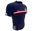England Blue CODE Short Sleeve Cycling PRO Jersey for Men and Women
