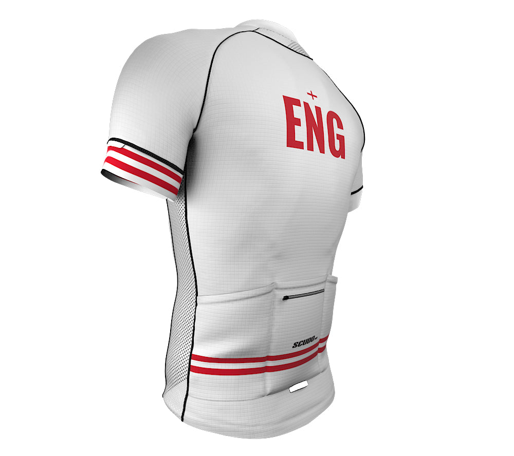 England White CODE Short Sleeve Cycling PRO Jersey for Men and Women