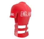 England  Full Zipper Bike Short Sleeve Cycling Jersey