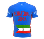 Equatorial Guinea  Full Zipper Bike Short Sleeve Cycling Jersey