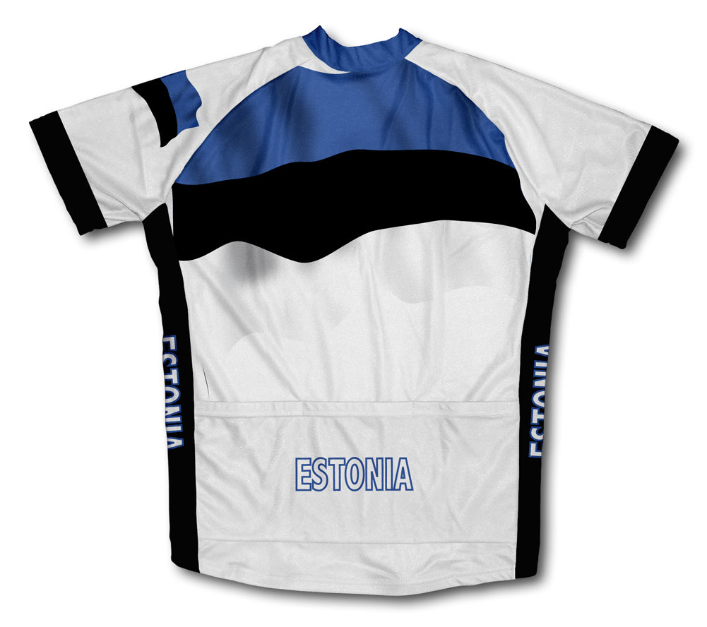 Estonia Flag Cycling Jersey for Men and Women