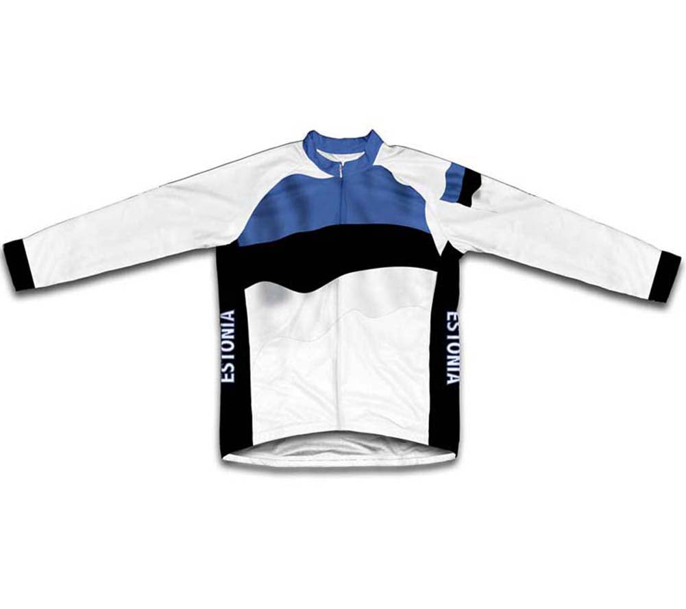 Estonia Flag Cycling Jersey for Men and Women