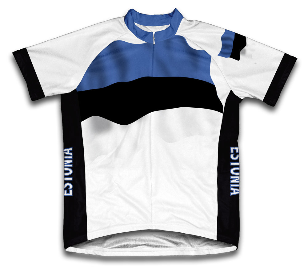 Estonia Flag Cycling Jersey for Men and Women