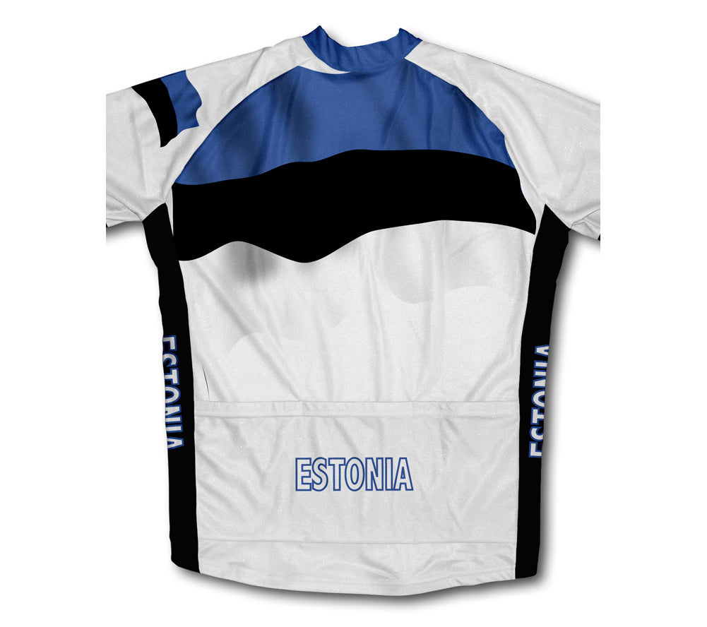 Estonia Flag Cycling Jersey for Men and Women