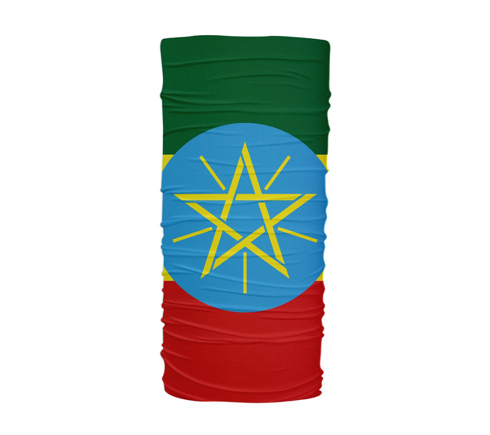 Ethiopia Flag Multifunctional UV Protection Headband