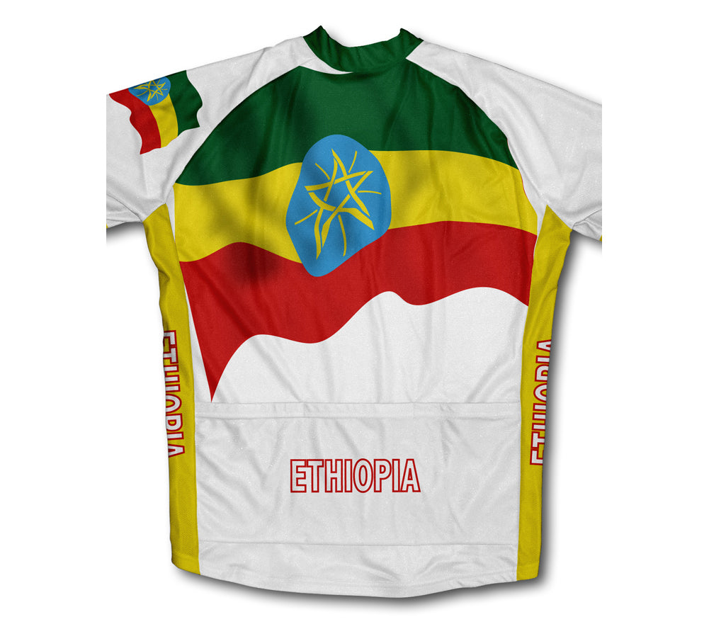 Ethiopia Flag Cycling Jersey for Men and Women