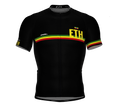 Ethiopia Black CODE Short Sleeve Cycling PRO Jersey for Men and WomenEthiopia Black CODE Short Sleeve Cycling PRO Jersey for Men and Women