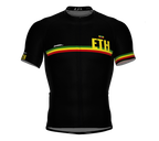 Ethiopia Black CODE Short Sleeve Cycling PRO Jersey for Men and WomenEthiopia Black CODE Short Sleeve Cycling PRO Jersey for Men and Women