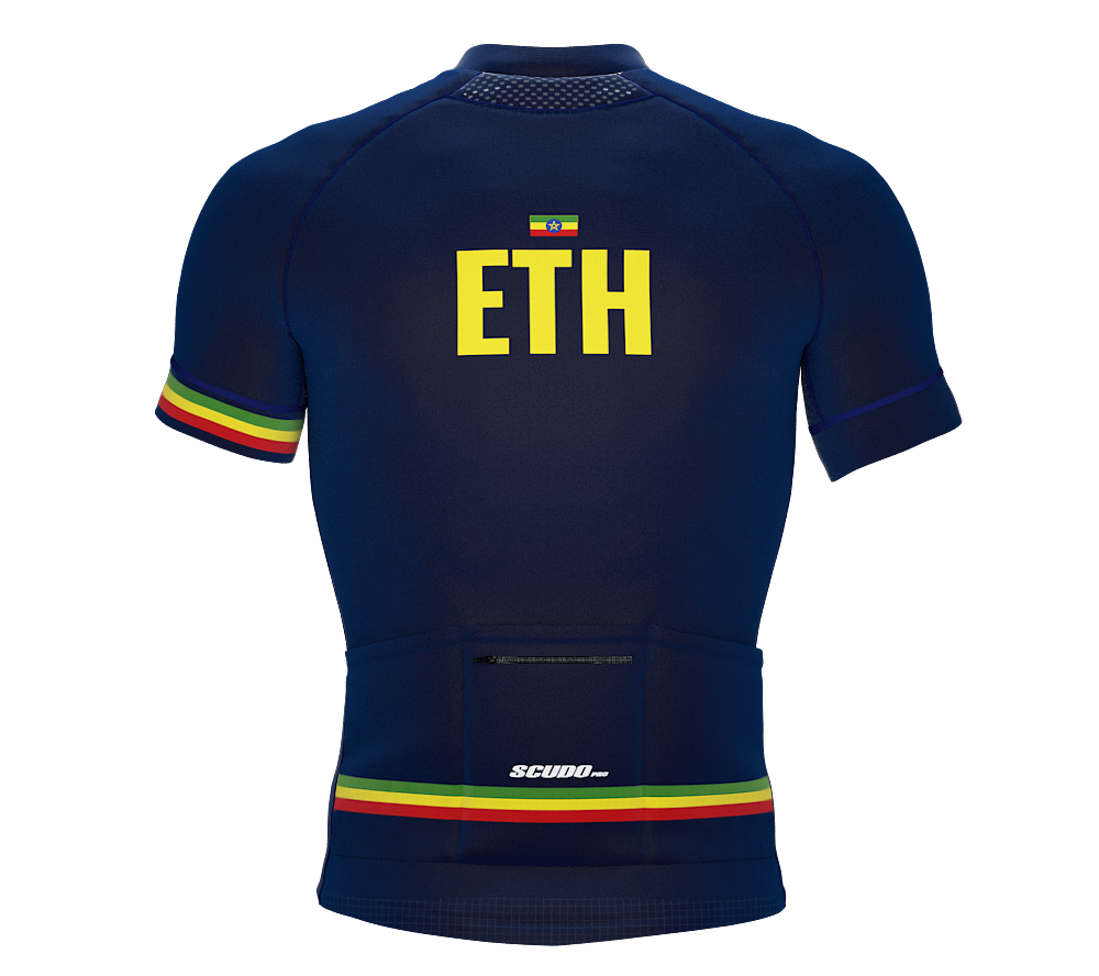 Ethiopia Blue CODE Short Sleeve Cycling PRO Jersey for Men and Women