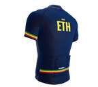 Ethiopia Blue CODE Short Sleeve Cycling PRO Jersey for Men and Women