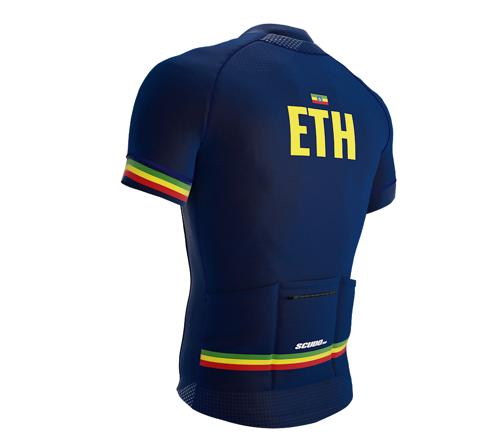 Ethiopia Blue CODE Short Sleeve Cycling PRO Jersey for Men and Women