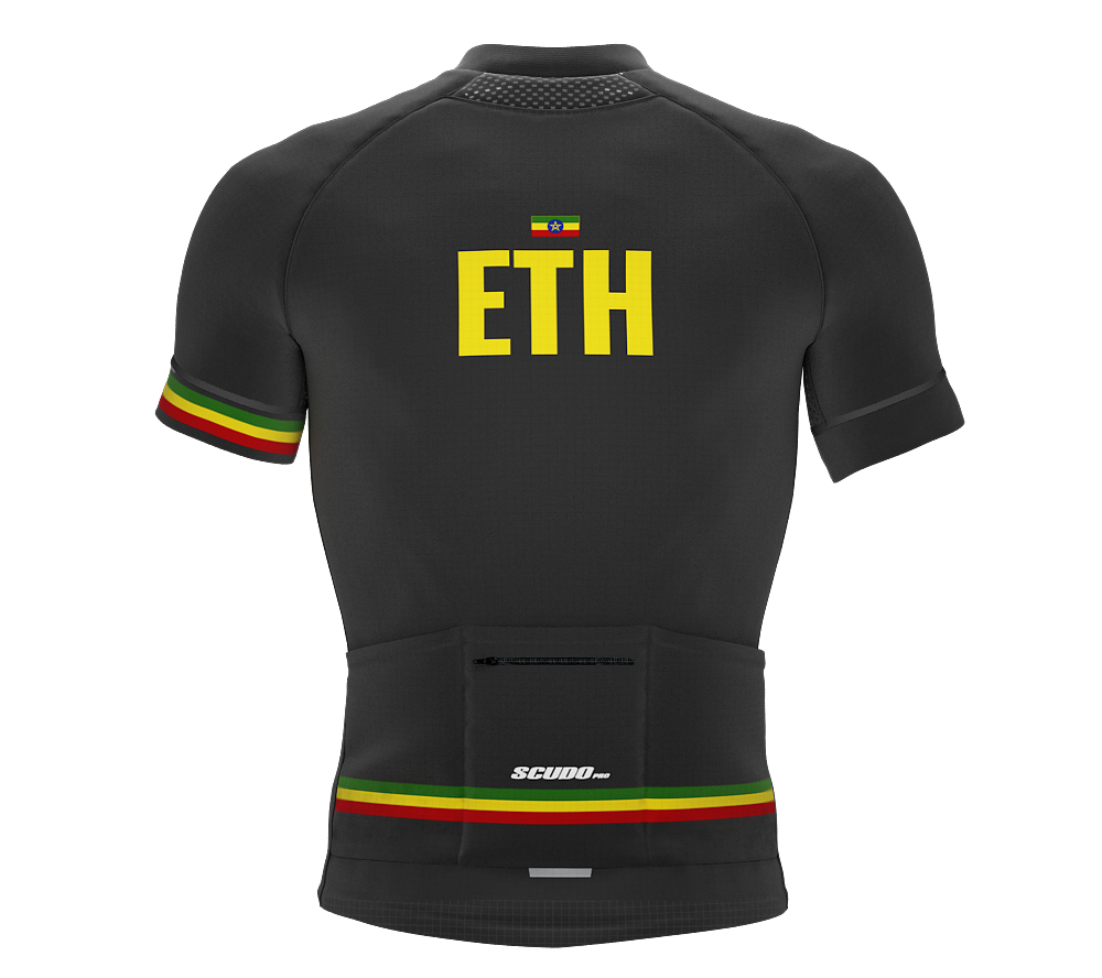 Ethiopia Gray CODE Short Sleeve Cycling PRO Jersey for Men and Women
