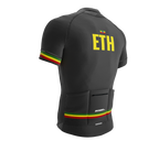 Ethiopia Gray CODE Short Sleeve Cycling PRO Jersey for Men and Women