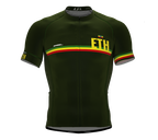 Ethiopia Green CODE Short Sleeve Cycling PRO Jersey for Men and WomenEthiopia Green CODE Short Sleeve Cycling PRO Jersey for Men and Women