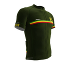 Ethiopia Green CODE Short Sleeve Cycling PRO Jersey for Men and Women