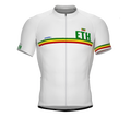 Ethiopia White CODE Short Sleeve Cycling PRO Jersey for Men and WomenEthiopia White CODE Short Sleeve Cycling PRO Jersey for Men and Women