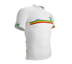 Ethiopia White CODE Short Sleeve Cycling PRO Jersey for Men and Women