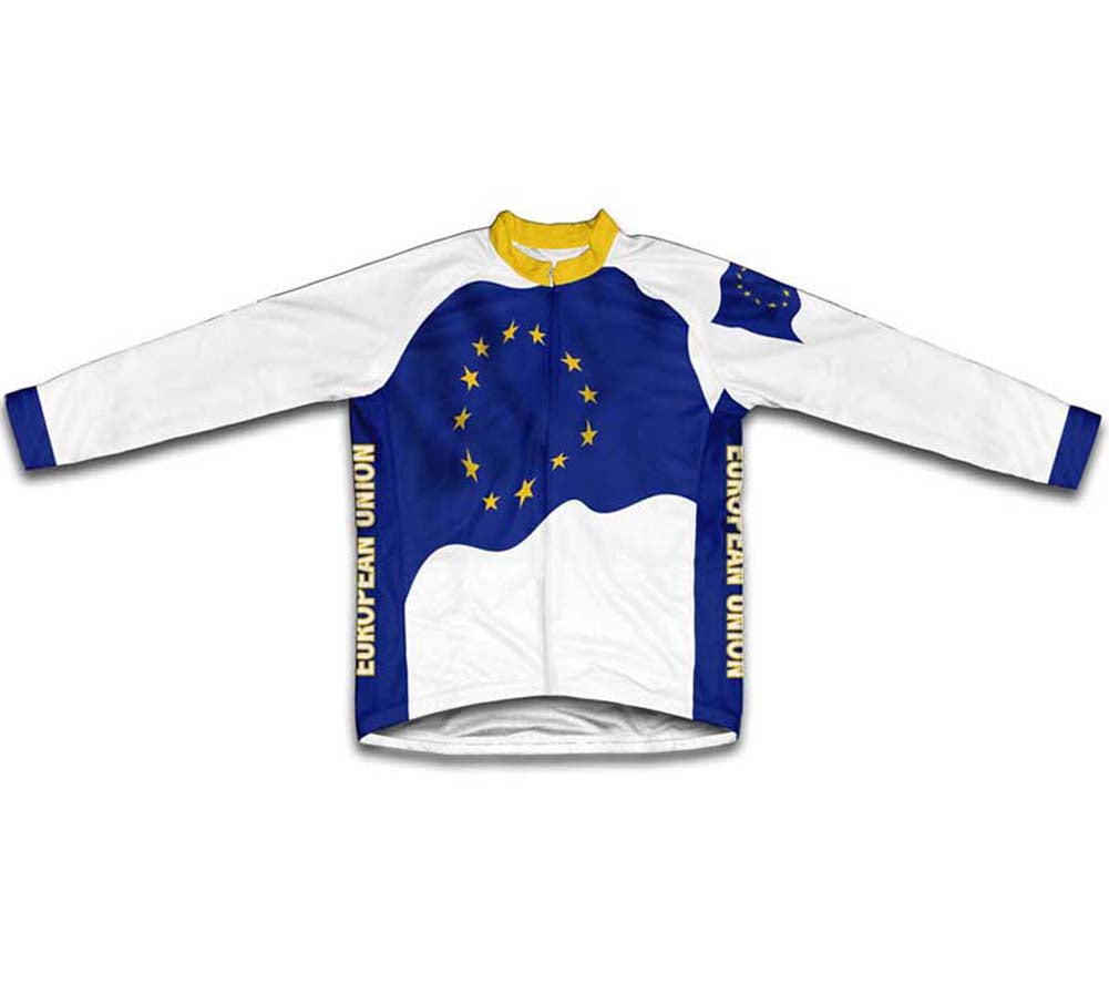 European Union Flag Cycling Jersey for Men and Women