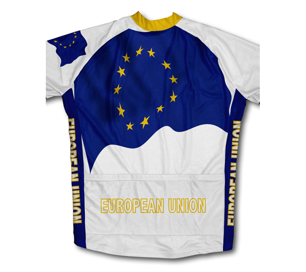 European Union Flag Cycling Jersey for Men and Women