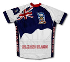Falkland Islands Flag Cycling Jersey for Men and Women
