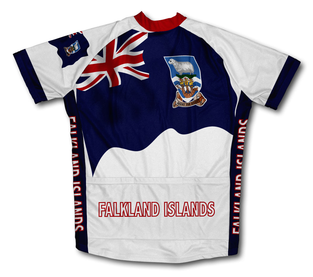Falkland Islands Flag Cycling Jersey for Men and Women