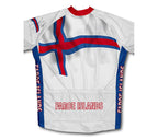 Faroe Islands Flag Cycling Jersey for Men and Women