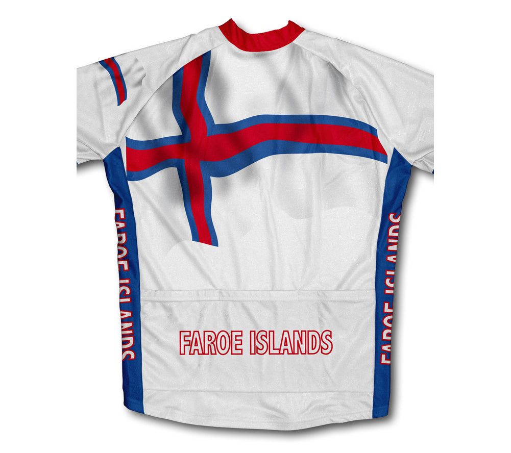 Faroe Islands Flag Cycling Jersey for Men and Women