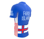 Faroe Islands  Full Zipper Bike Short Sleeve Cycling Jersey