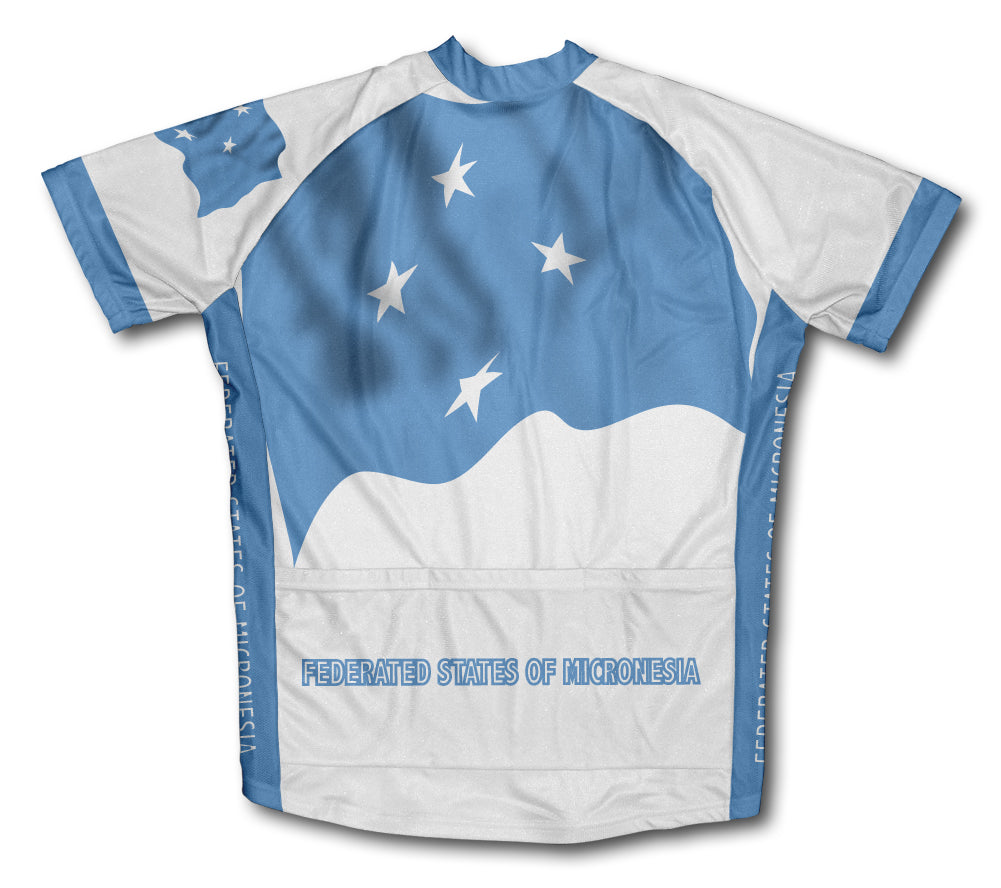 Federated States of Micronesia Flag Cycling Jersey for Men and Women