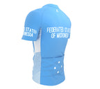 Federated States of Micronesia  Full Zipper Bike Short Sleeve Cycling Jersey