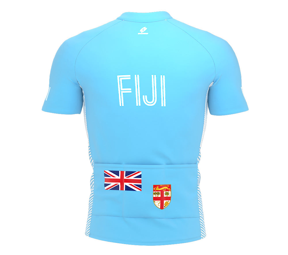 Fiji  Full Zipper Bike Short Sleeve Cycling Jersey