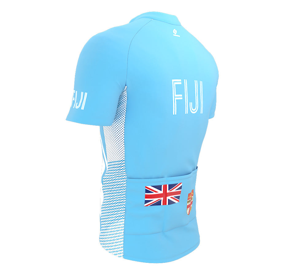 Fiji  Full Zipper Bike Short Sleeve Cycling Jersey
