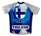Finland Short Sleeve Cycling Jersey for Men and Women