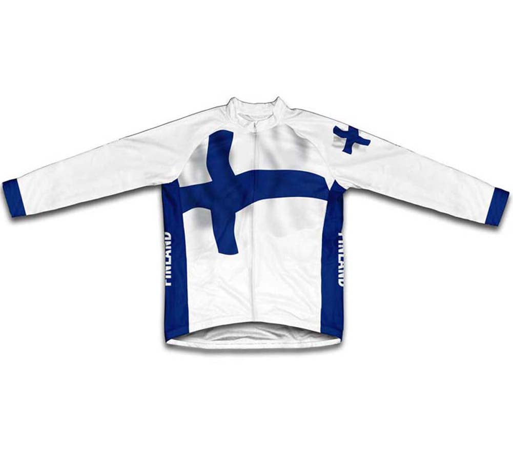 Finland Flag Cycling Jersey for Men and Women