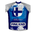 Finland Short Sleeve Cycling Jersey for Men and Women