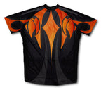 Fire Blaze Short Sleeve Cycling Jersey for Men and Women