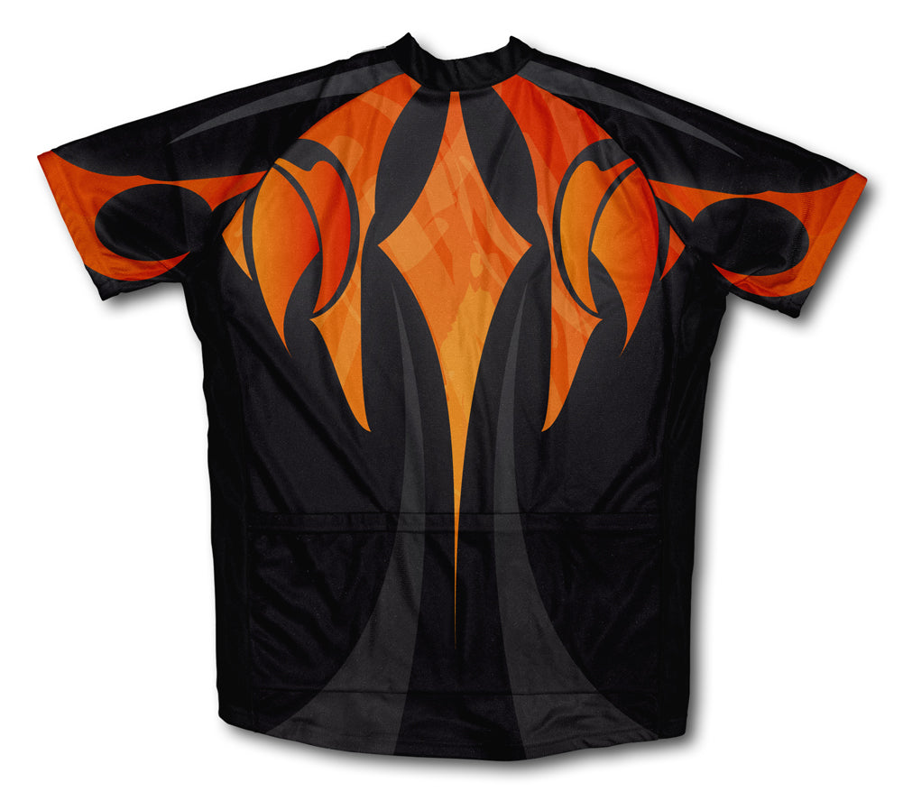 Fire Blaze Short Sleeve Cycling Jersey for Men and Women
