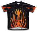 Fire Blaze Short Sleeve Cycling Jersey for Men and Women