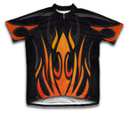 Fire Blaze Short Sleeve Cycling Jersey for Men and Women