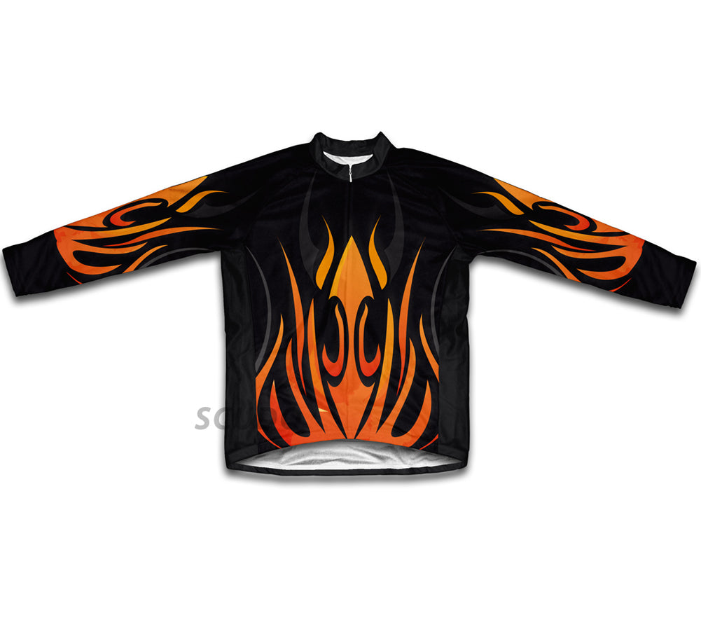Fire Blaze Short Sleeve Cycling Jersey for Men and Women