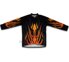 Fire Blaze Short Sleeve Cycling Jersey for Men and Women