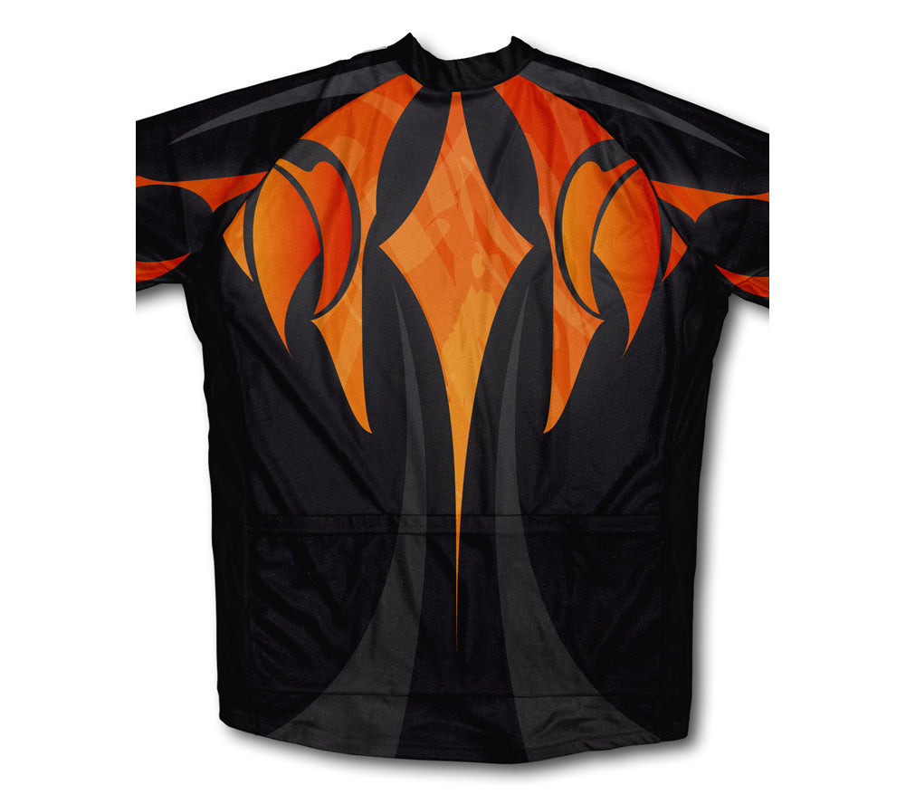 Fire Blaze Short Sleeve Cycling Jersey for Men and Women