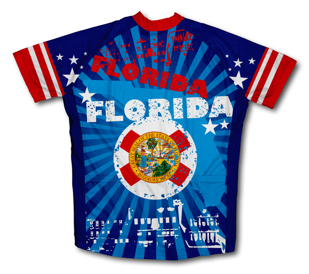 Florida Short Sleeve Cycling Jersey for Men and Women